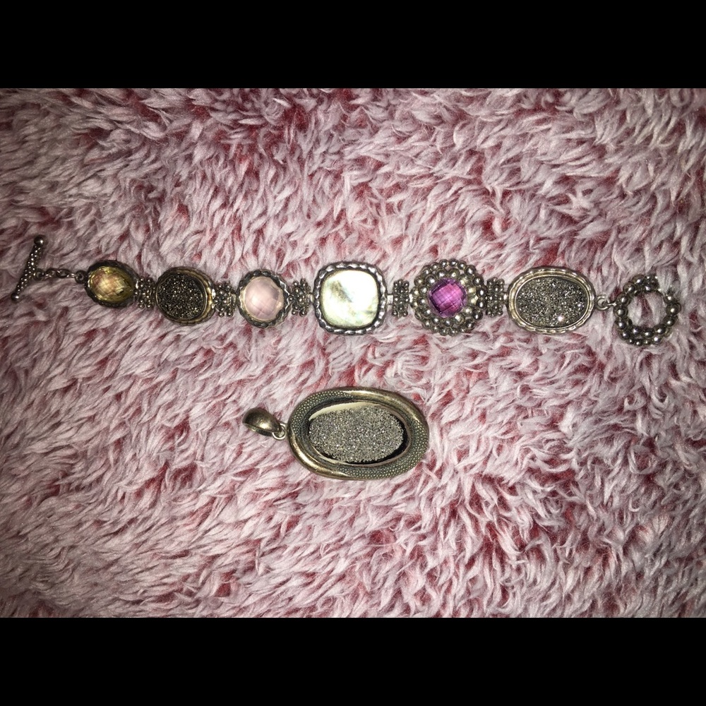 Michael Dawkins pendant and bracelet